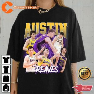 Austin Tyler Reaves Los Angeles Lakers Basketball Vintage T-shirt