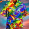 Beach Rainbow Lgbt Pride Dragon Lover Pride Month Hawaii Aloha Shirt