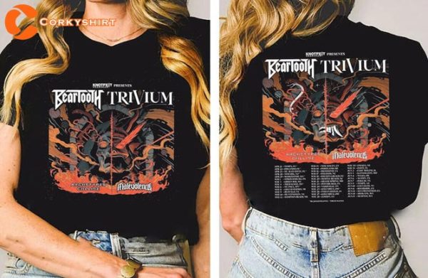 Beartooth and Trivium Summer Tour 2023 Shirt Anniversary Gift