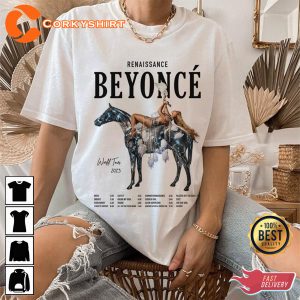 Beyonce Tour 2023 Renaissance World Tour Album Tracklist Shirt