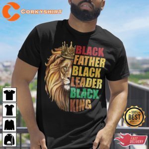 Black Father Quotes King Leader Classic T-Shirt