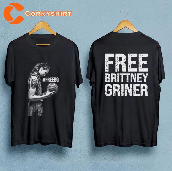 Brittney Griner Trailblazing Hoops Star NBA 2 Side T-shirt