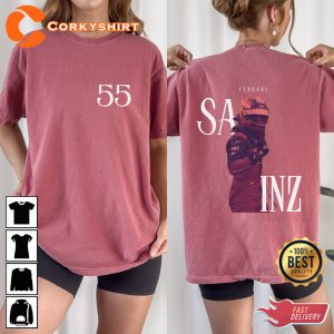 Carlos Sainz Formula One Racing Gift For Fan Unisex T-shirt