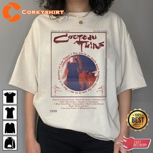 Cocteau Twins Heaven or Las Vegas Vintage T-shirt