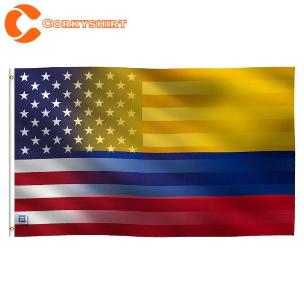 Colombian American Hybrid Flag
