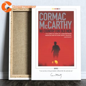Cormac Mccarthy No Country For Old Men Book Cover Poster