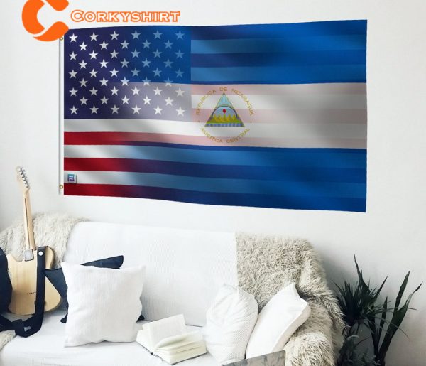 Costa Rican American Hybrid Flag