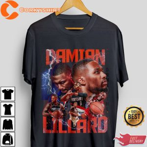 DAMIAN LILLARD Ateez Fellowship World Gift For Fan T-Shirt