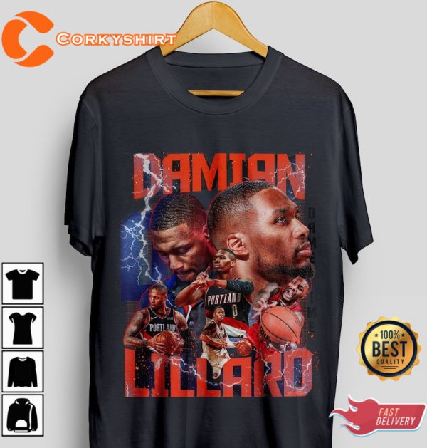 DAMIAN LILLARD Ateez Fellowship World Gift For Fan T-Shirt