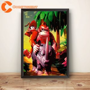 DKC2 Jungle Premium Design Poster
