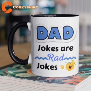 Dad Jokes Are Rad Jokes Fathers Day Coffee Mug