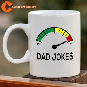 Dad Jokes Gauge Funny Designed Coffee Mug