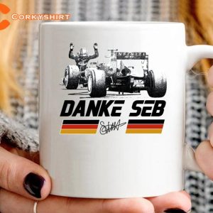 Danke Seb F1 Never Lift Stop Believing Coffee Mug