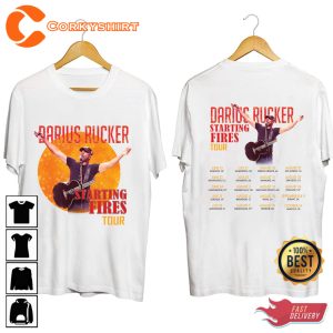 Darius Rucker Tour 2023 Starting Fires Tour Unisex T-shirt