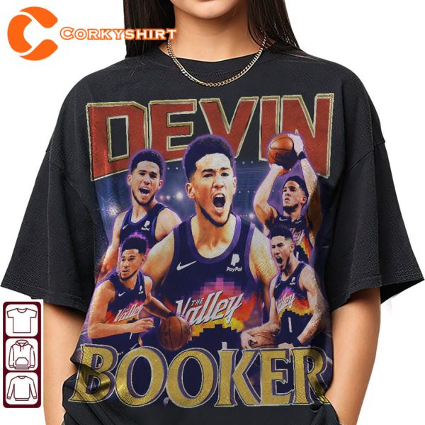 Devin Armani Booker Phoenix Suns Basketball Sport T-Shirt