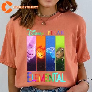Elemental Movie 2023 Water And Fire Unisex T-shirt