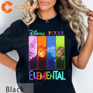 Elemental Movie 2023 Water And Fire Unisex T-shirt