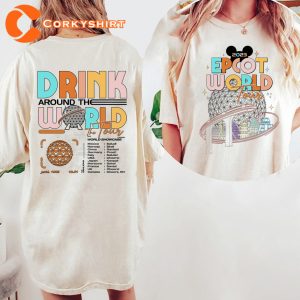 Disney Epcot Shirt Disney Epcot World Tour Shirt Disney