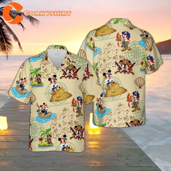 Disney Pirates of Caribbean Hawaiian Shirt