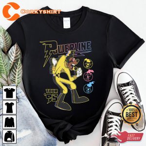 Disney Powerline A Goofy Movie Stand Out 95 Tour Shirt