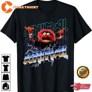 Disney The Muppets Animal Rock Portrait T-Shirt