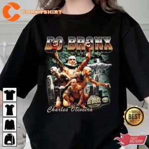 Do Bronx Charles Oliveira Vintage Style 90s T-Shirt