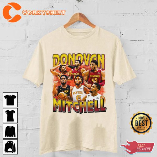 Donovan Mitchell Spida Rookie on the Rise Fan Gift T-shirt