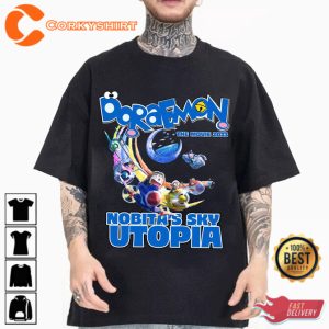 Doraemon The Movie 2023 Nobita Sky Utopia Fan Shirt