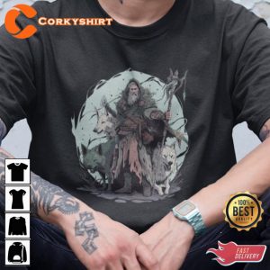 Druid Diablo IV Gaming Gamer Gift Dungeons and Dragons T-Shirt