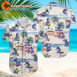 Eeyore Summer Hawaian Shirts