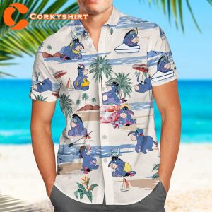 Eeyore Summer Hawaian Shirts