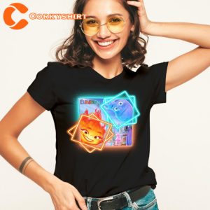 Elemental Disney 2023 Water And Fire Unisex T-shirt