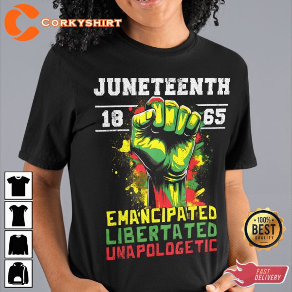 Juneteenth Emancipated Libertated Classic T-Shirt