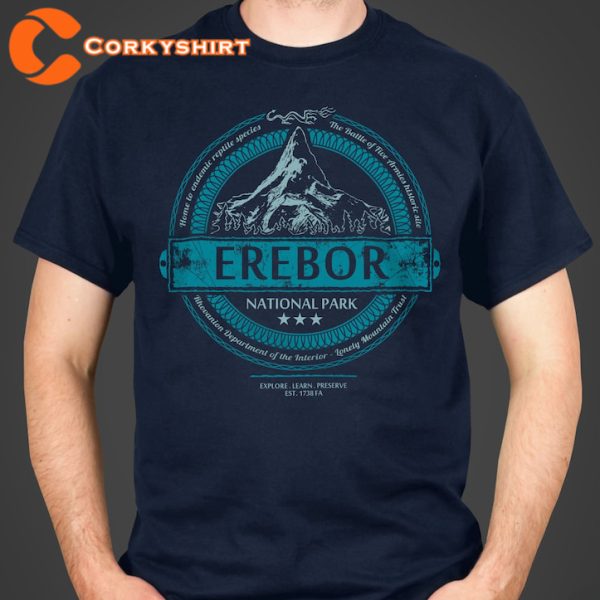 Ereb National Park The Lord of The Rings T-Shirt