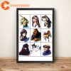 FF7 VII Portraits Premium Poster