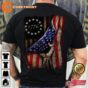 Fathers Day Veteran We The People Happy 4th Of July T-Shirt