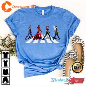 Female-Superhero-Comic-Gift-For-Fan-Unisex-Tee-Shirt-2