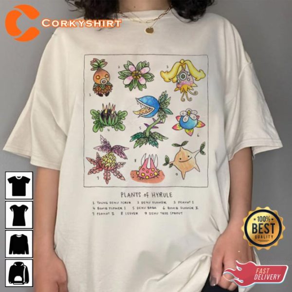 Flora Of Hyrule Legend Of Zelda T-Shirt