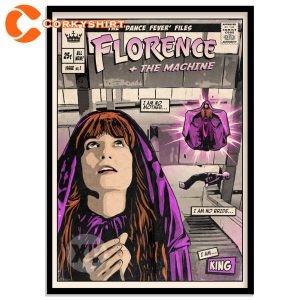 Florence And The Machine Band Vintage Comic 90s Poster