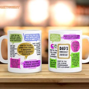 Funny Humorous Gift For Fathers Dad Jokes Coffee Mug