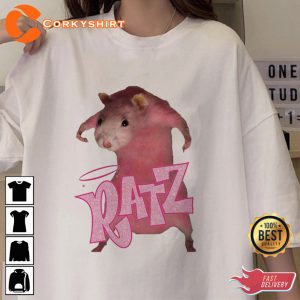 Funny Ratz Pinky Mouse Meme T-shirt