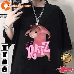 Funny Ratz Pinky Mouse Meme T-shirt