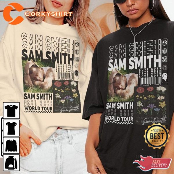 GLORIA Sam Smith Tour Concert 2023 Unisex T-Shirt Gift For Fans
