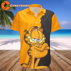 Garfield 1978 Big Cat Looked Like Hawaiian Shirt