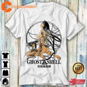 Ghost In The Shell Cult Manga Anime JapaneseT-Shirt