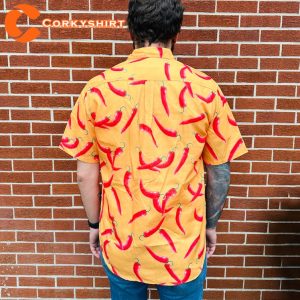 Gonzo The Muppets Inspired Short Sleeve Button Down Hawaian Shirts