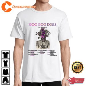 Goo Goo Dolls UK Tour 2023 Summer Concert Chaos In Bloom Shirt