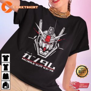 Gundam Mobile Suit RX 78 Obot Gift For Fans T-shirt
