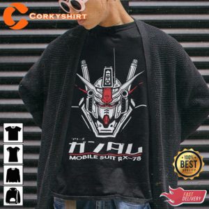 Gundam Mobile Suit RX 78 Obot Gift For Fans T-shirt