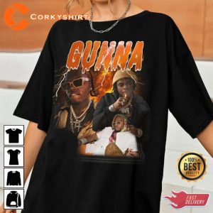 Gunna Rap Graphic Rapper Drake Kanye West Vintage Gunna T-Shirt